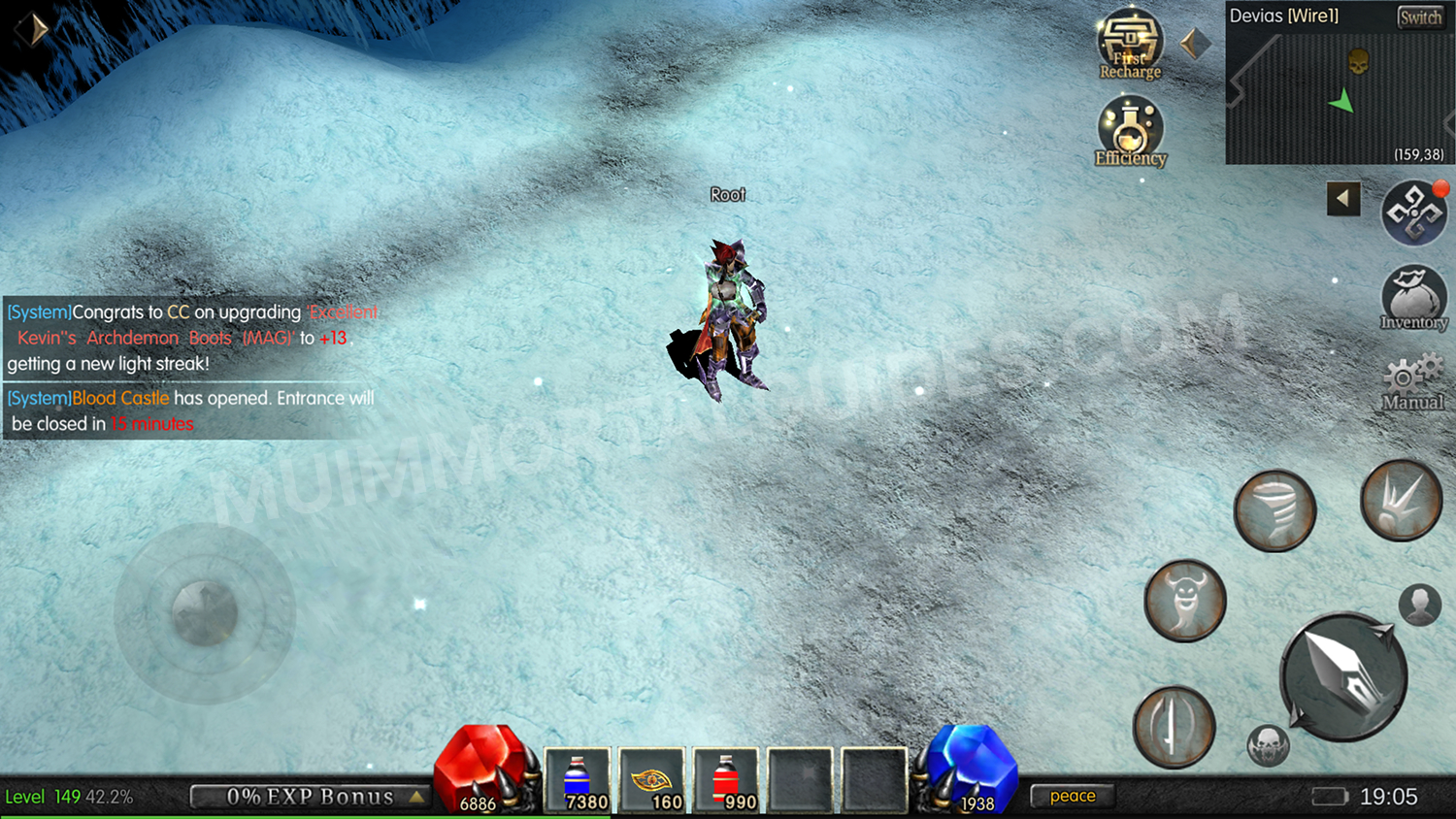 MU Immortal screenshot of Devias