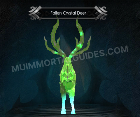 Fallen Crystal Deer