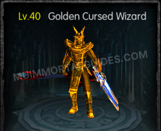 Golden Cursed Wizard