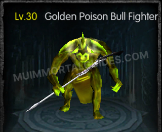 Golden Poison Bull Fighter