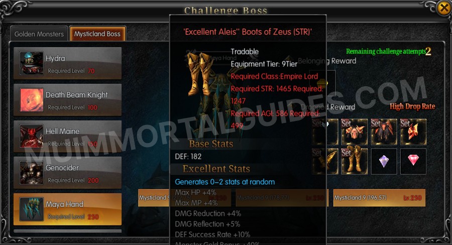 In-game screenshot of Excellent Aleis' Boots of Zeus (STR) tooltip