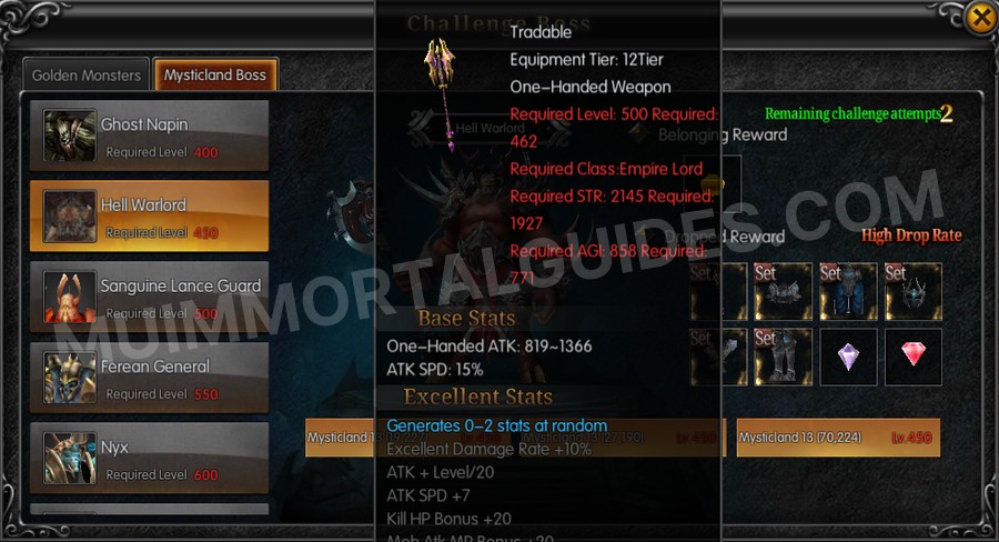 In-game screenshot of Excellent Aleis' Dark Angel Scepter (STR) tooltip