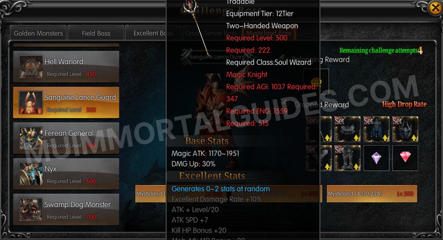 In-game screenshot of Excellent Anubis's Darkangel Rod tooltip