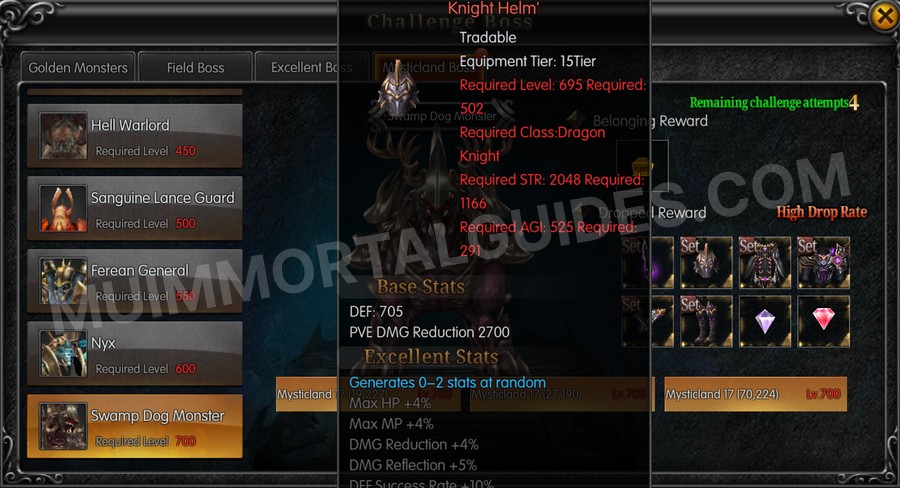 In-game screenshot of Excellent Hyon's Forefather's Silver Heart Knight Helm tooltip