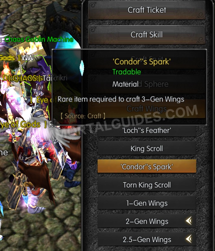 Screenshot of 'Condor's Spark'