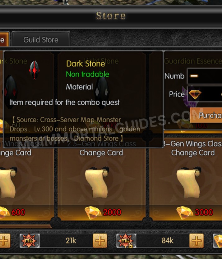 Screenshot of Dark Stone