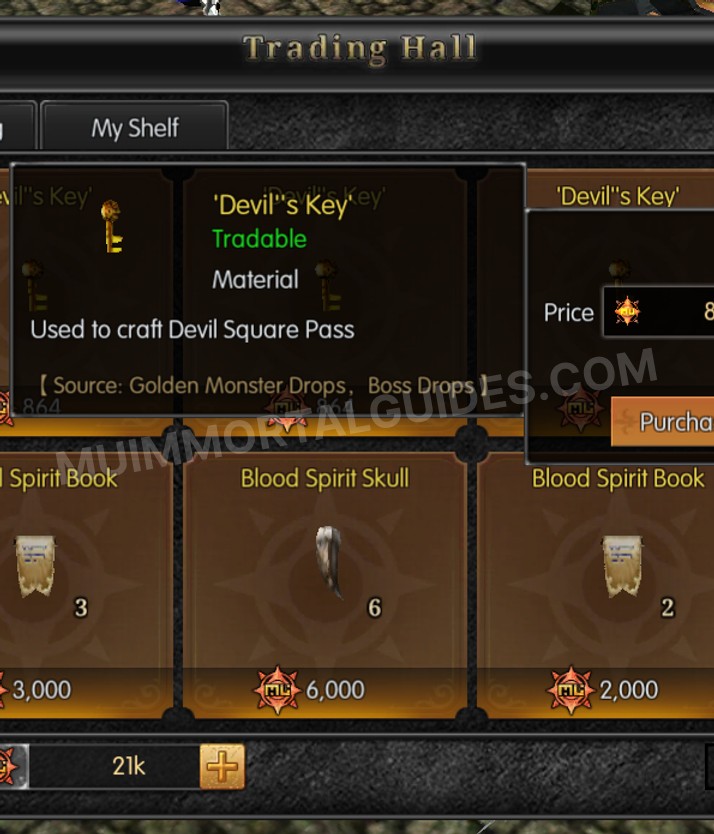 Screenshot of Devil's Key