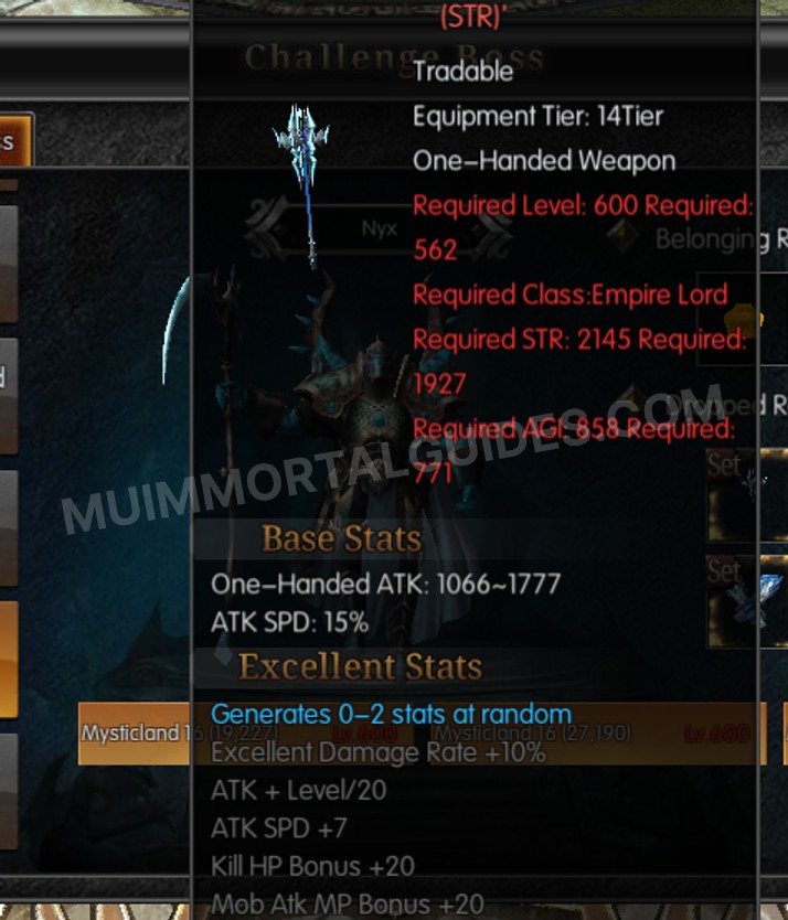 Screenshot of Excellent Aleis' Odin Snow Wolf Scepter (STR)