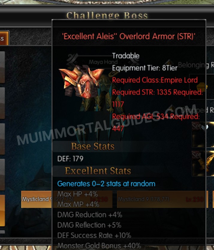 Screenshot of Excellent Aleis' Overlord Armor (STR)