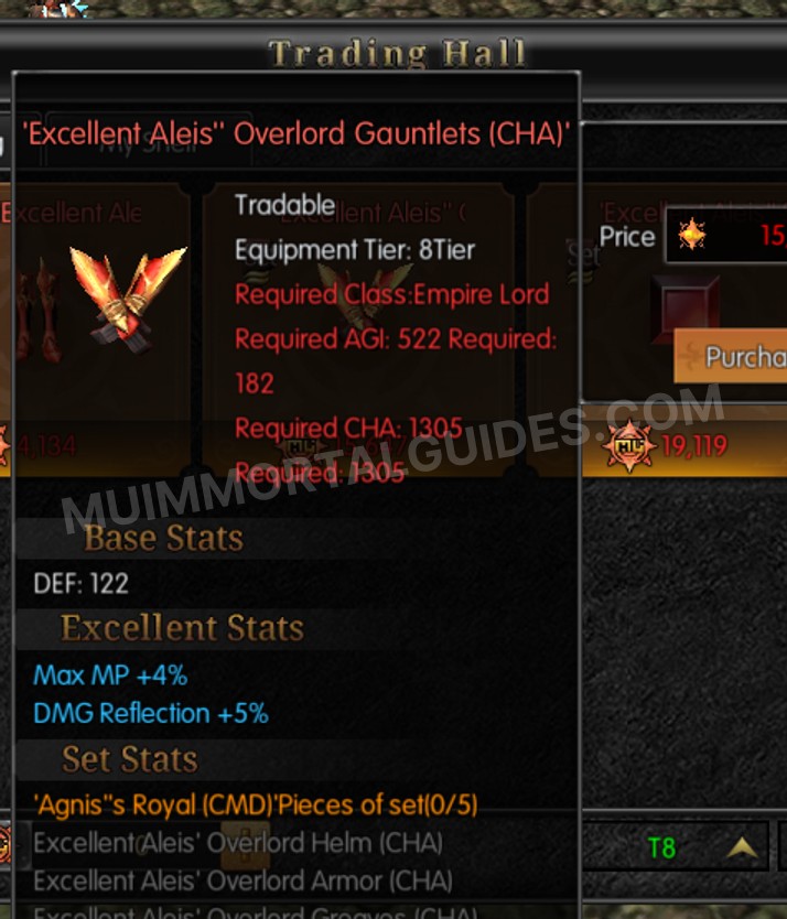 Screenshot of Excellent Aleis' Overlord Gauntlets (CHA)