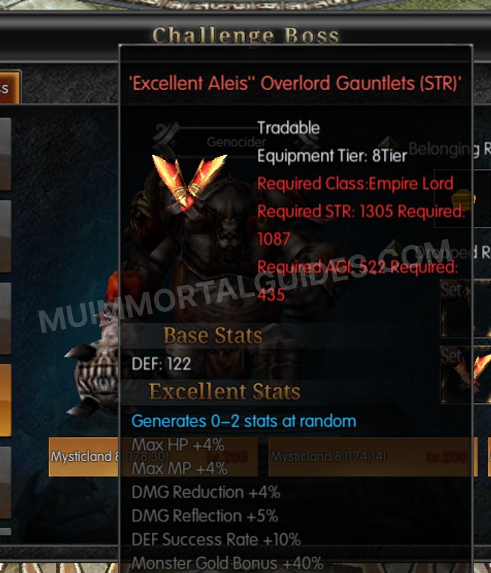 Screenshot of Excellent Aleis' Overlord Gauntlets (STR)