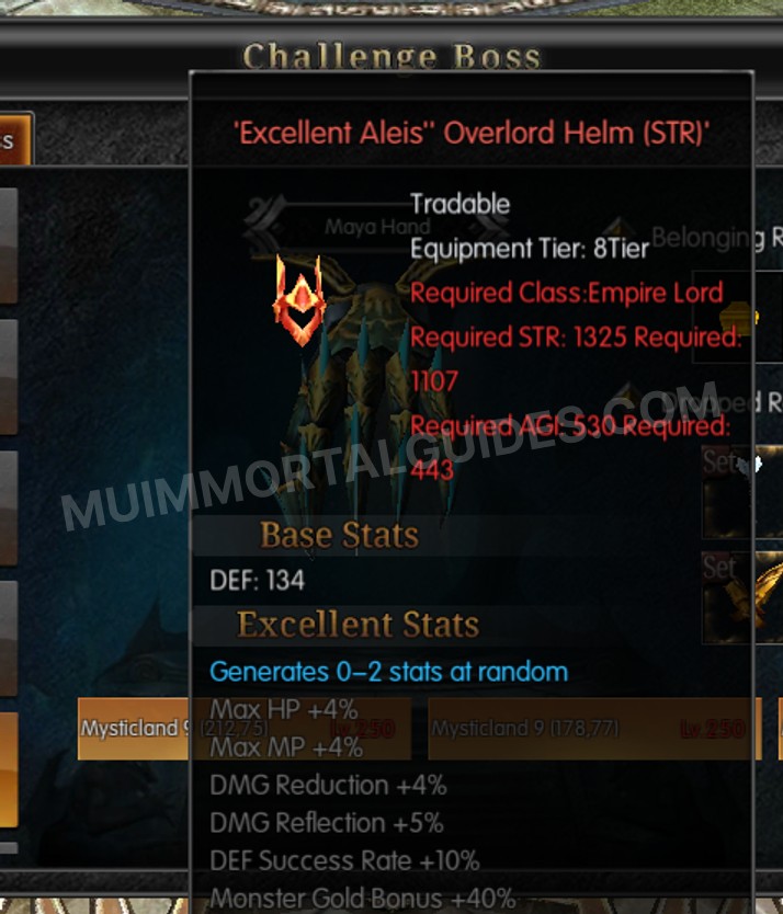 Screenshot of Excellent Aleis' Overlord Helm (STR)
