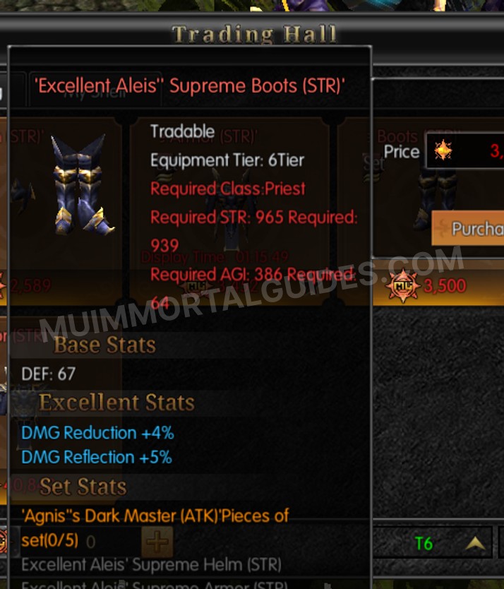 Screenshot of Excellent Aleis' Supreme Boots (STR)