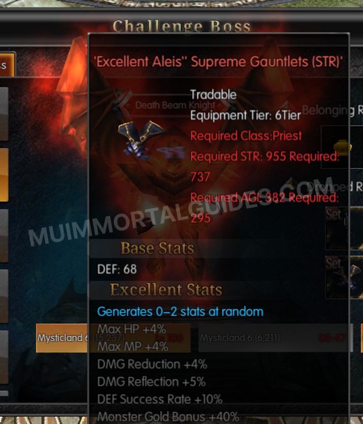 Screenshot of Excellent Aleis' Supreme Gauntlets (STR)