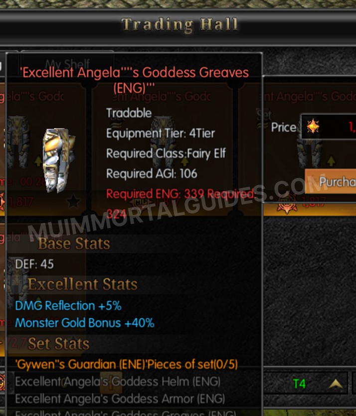 Screenshot of Excellent Angela's Goddess Greaves (ENG)