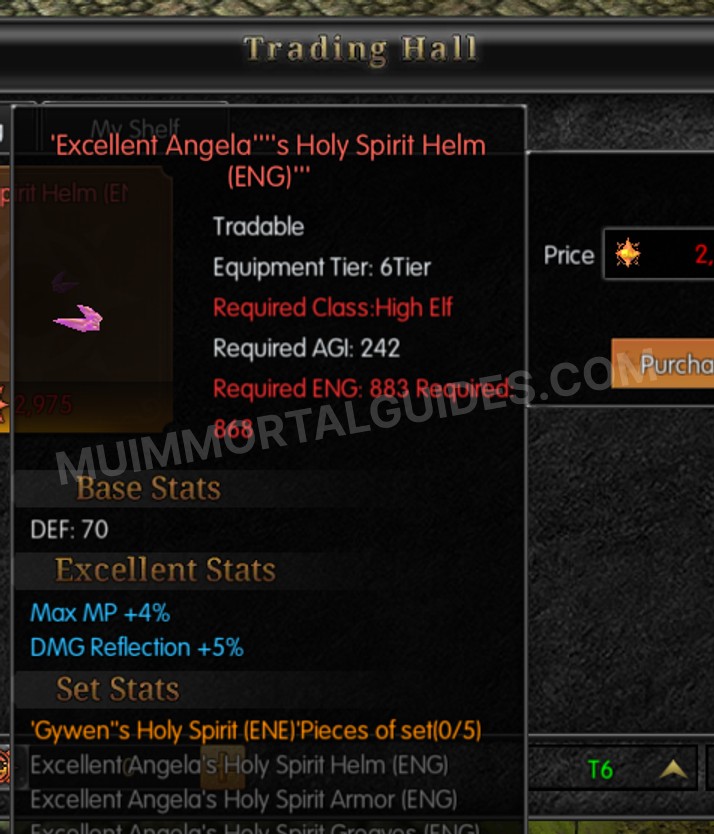 Screenshot of Excellent Angela's Holy Spirit Helm (ENG)