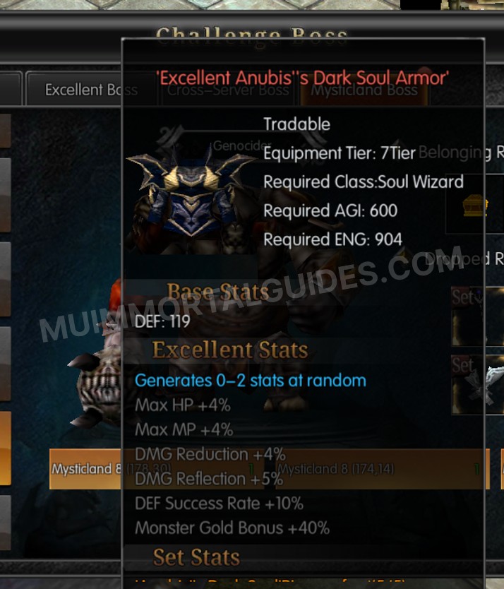 Screenshot of Excellent Anubis's Dark Soul Armor