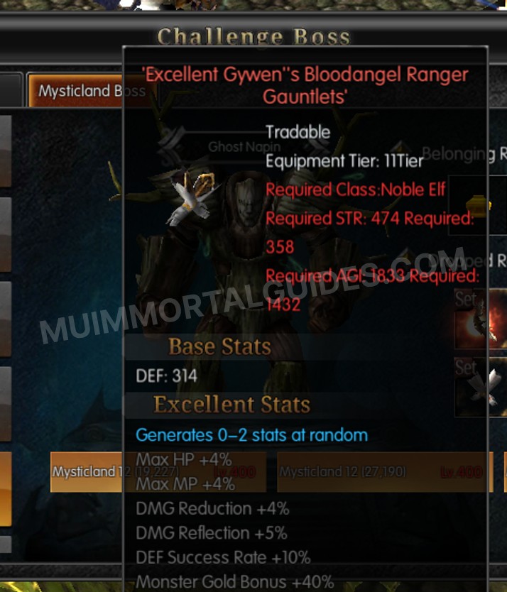 Screenshot of Excellent Gywen's Bloodangel Ranger Gauntlets