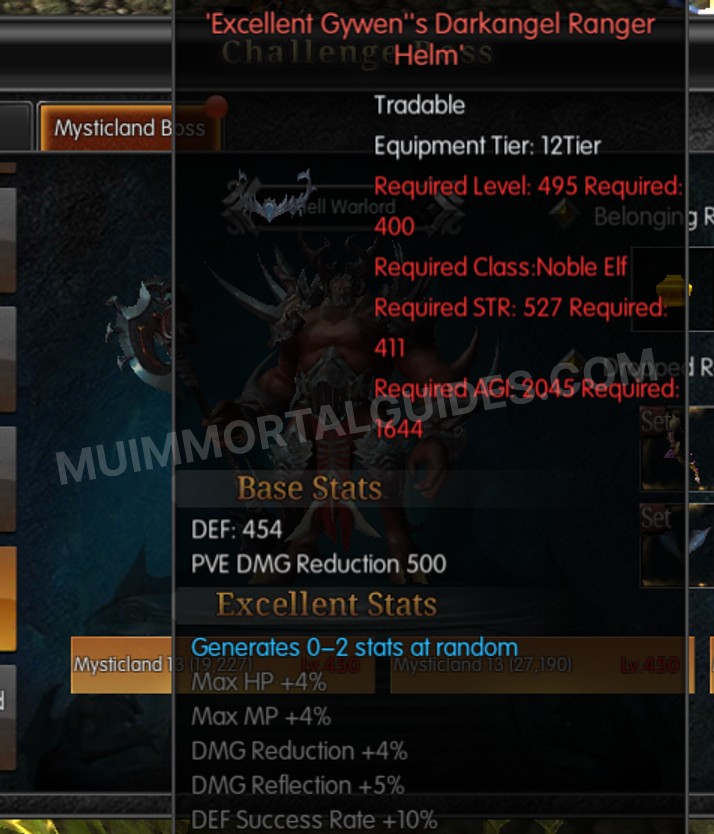 Screenshot of Excellent Gywen's Darkangel Ranger
