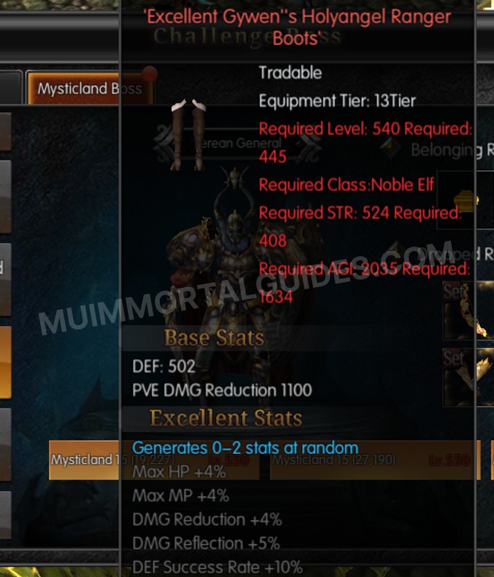 Screenshot of Excellent Gywen's Holyangel Ranger Boots