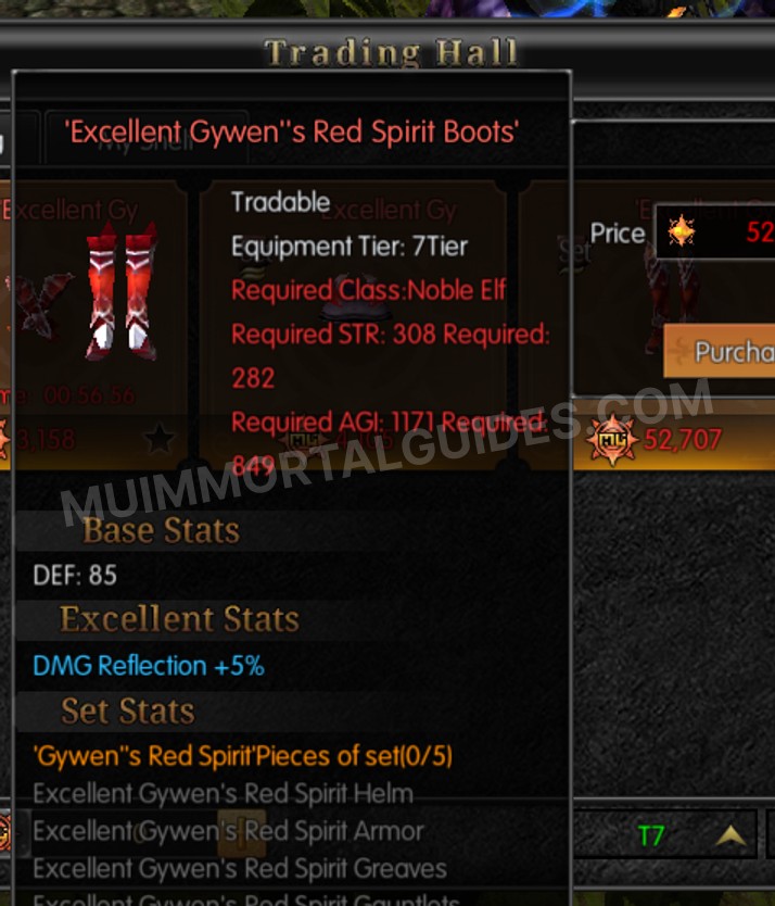 Screenshot of Excellent Gywen's Red Spirit Boots