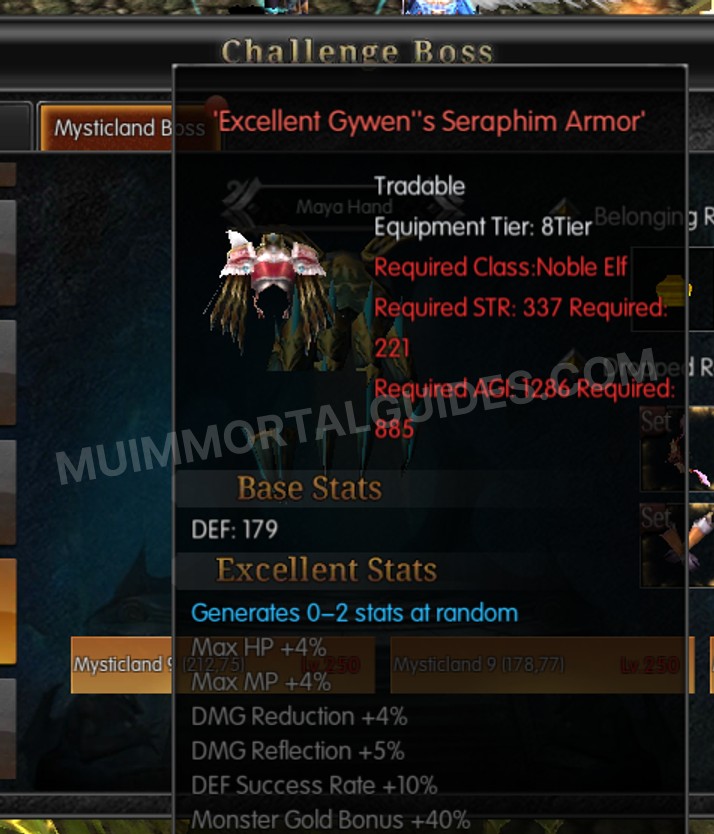 Screenshot of Excellent Gywen's Seraphim Armor