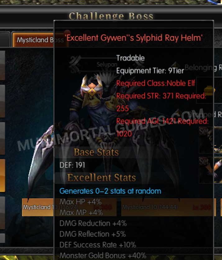 Screenshot of Excellent Gywen's Sylphid Ray Helm