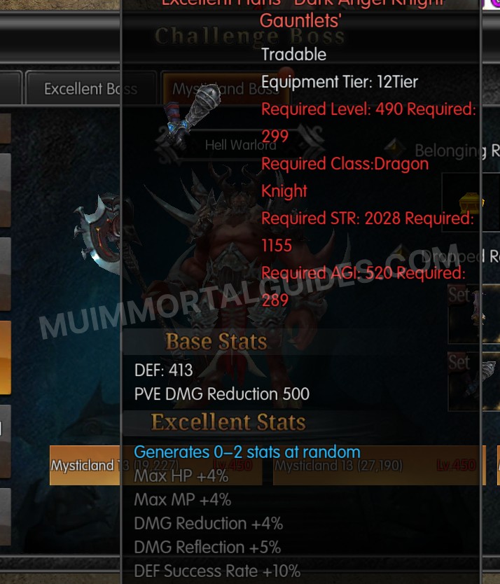 Screenshot of Excellent Hans' Dark Angel Knight Gauntlets