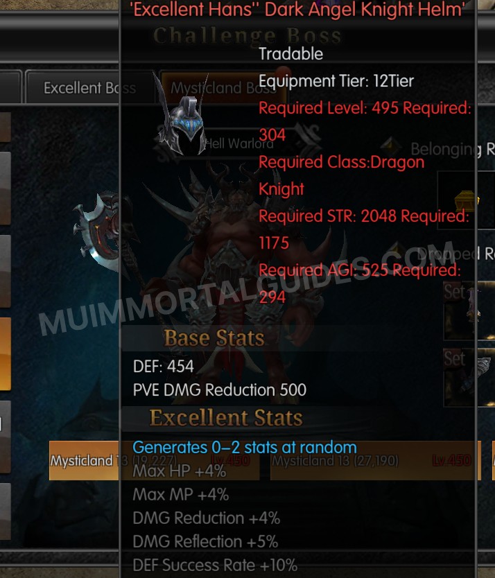 Screenshot of Excellent Hans' Dark Angel Knight Helm