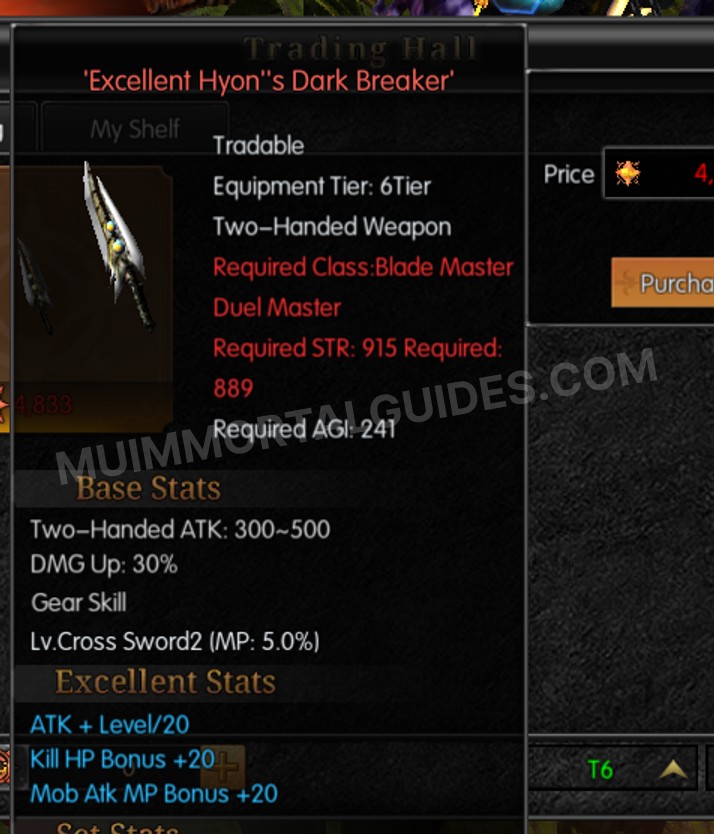 Screenshot of Excellent Hyon's Dark Breaker