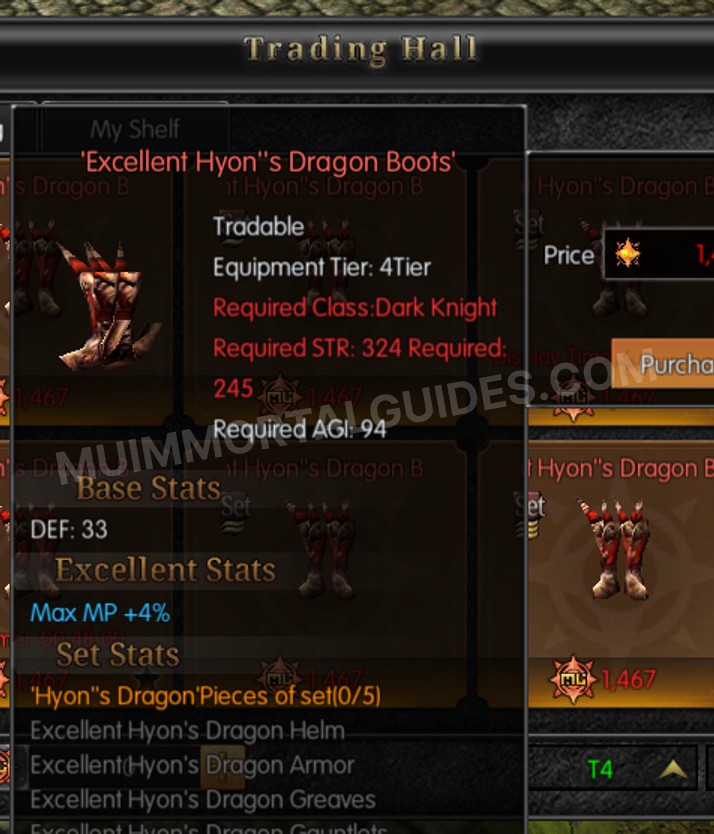 Screenshot of Excellent Hyon's Dragon Boots