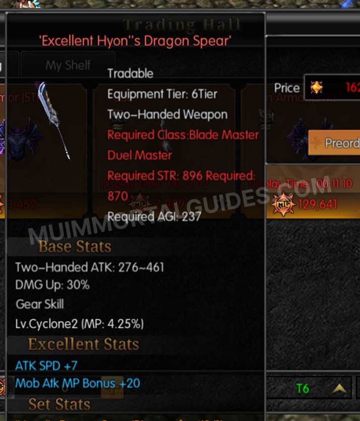 Screenshot of Excellent Hyon's Dragon Spear