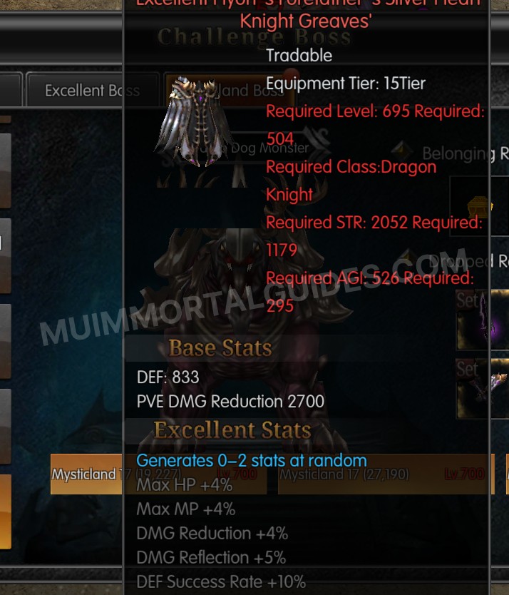 Screenshot of Excellent Hyon's Forefather's Silver Heart Knight Greaves