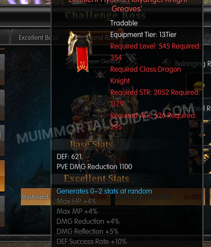 Screenshot of Excellent Hyon's Holyangel Knight Greaves