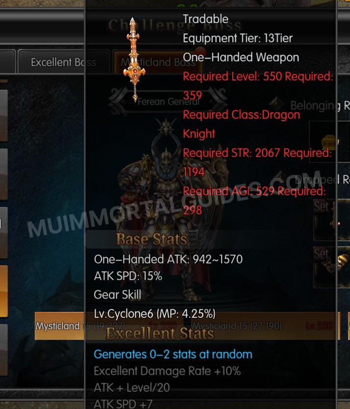 Screenshot of Excellent Hyon's Holyangel Sword