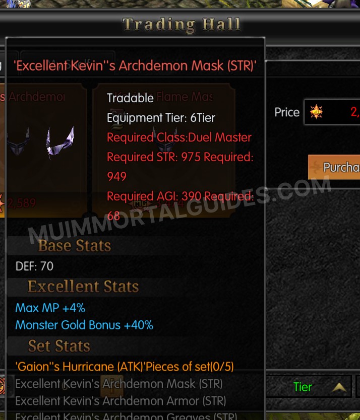 Screenshot of Excellent Kevin's Archdemon Mask (STR)