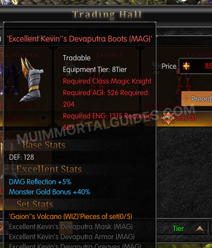 Screenshot of Excellent Kevin's Devaputra Boots (MAG)