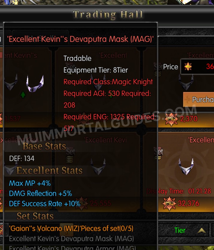 Screenshot of Excellent Kevin's Devaputra Mask (MAG)