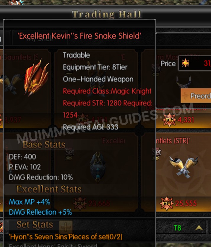 Screenshot of Excellent Kevin's Fire Snake Shield