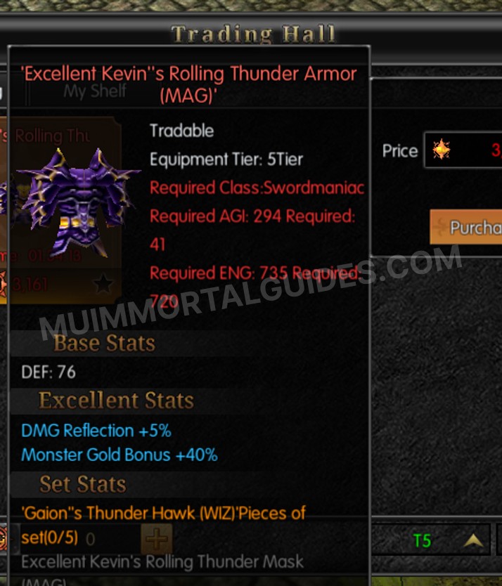 Screenshot of Excellent Kevin's Rolling Thunder Armor (MAG)