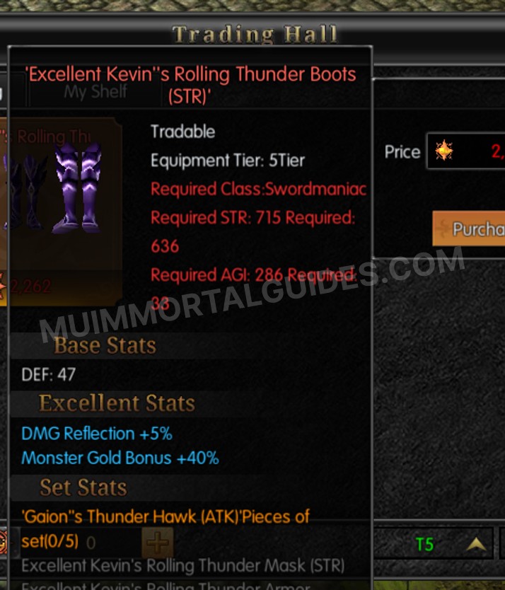 Screenshot of Excellent Kevin's Rolling Thunder Boots (STR)