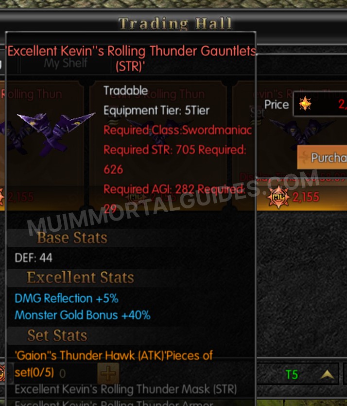 Screenshot of Excellent Kevin's Rolling Thunder Gauntlets (STR)
