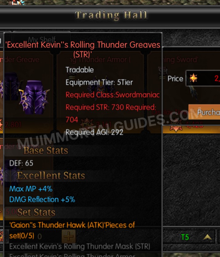Screenshot of Excellent Kevin's Rolling Thunder Greaves (STR)