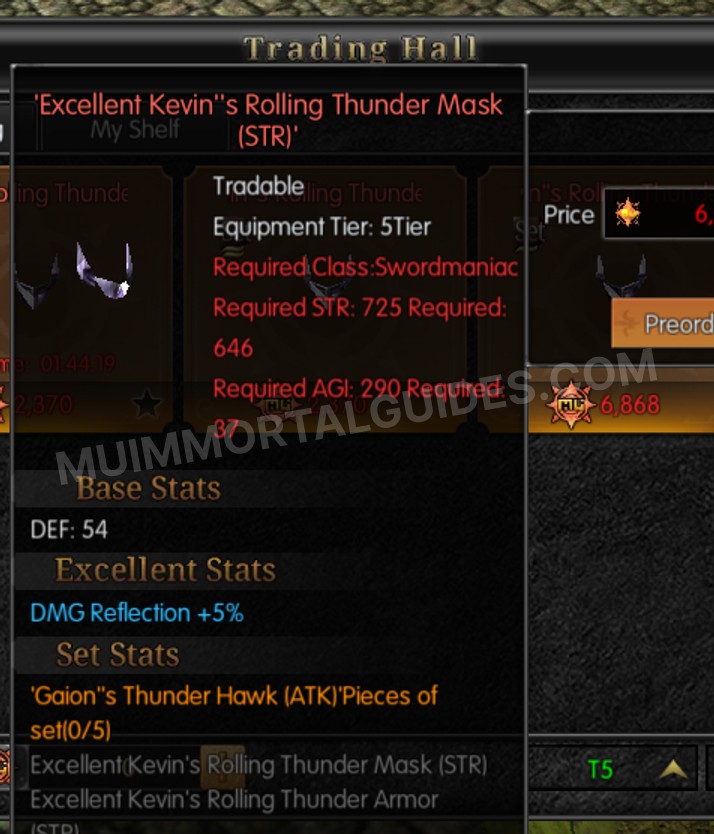 Screenshot of Excellent Kevin's Rolling Thunder Mask (STR)