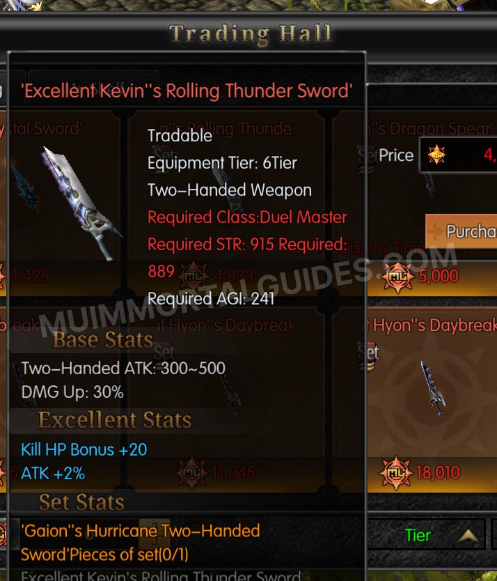 Screenshot of Excellent Kevin's Rolling Thunder Sword