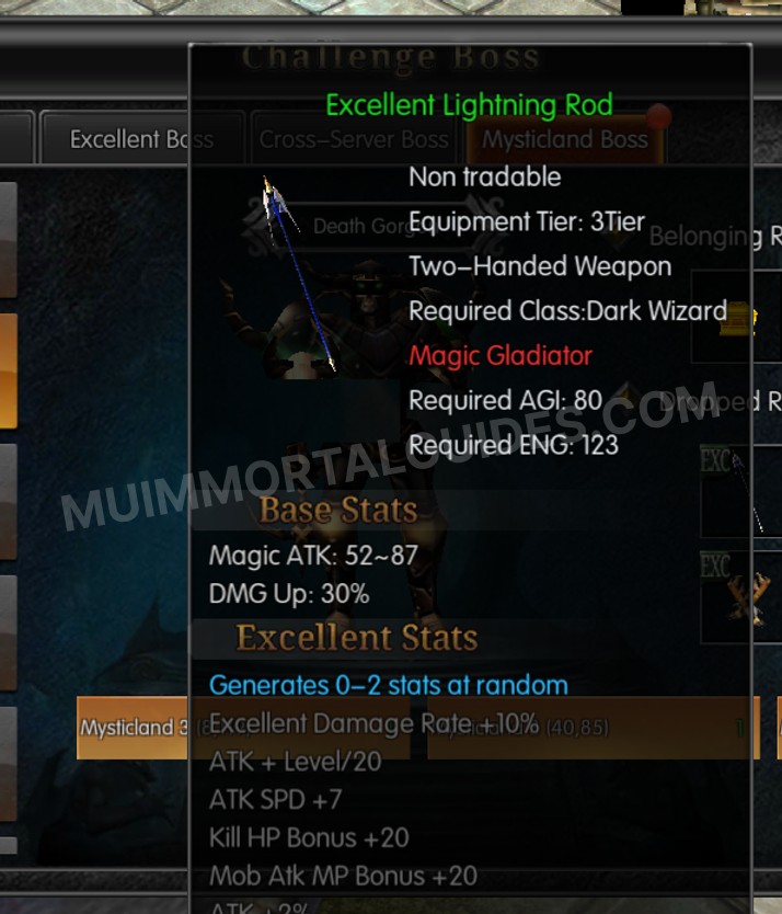 Screenshot of Excellent Lightning Rod