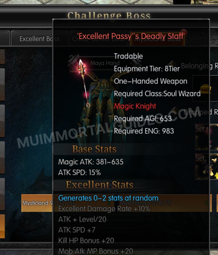 Screenshot of Excellent Passy's Deadly Staff