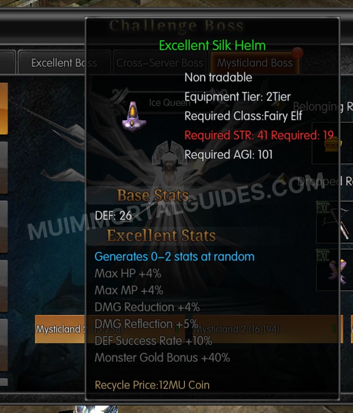 Screenshot of Excellent Silk Helm