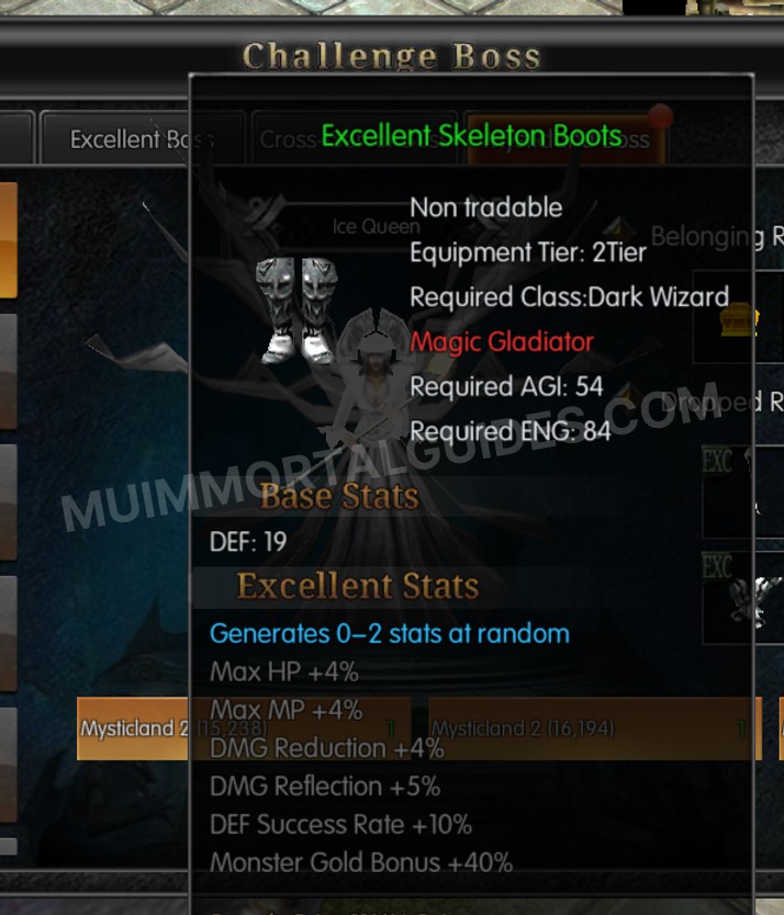 Screenshot of Excellent Skeleton Boots