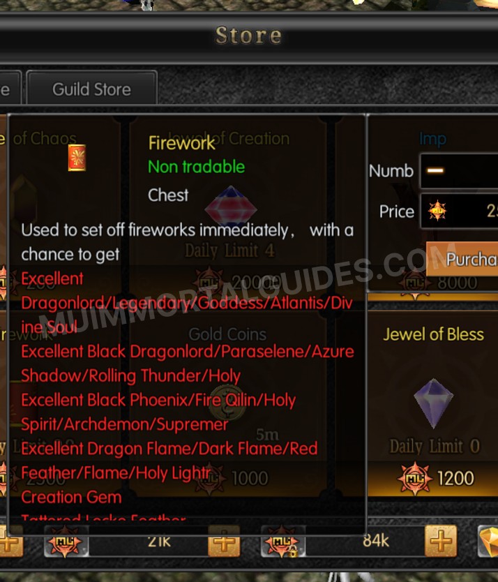 Screenshot of Firework